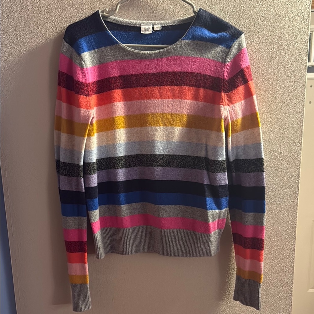 Colorful Striped Women's Sweater